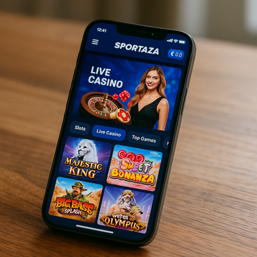 Sportaza - Mobile Platform - Responsive Gaming